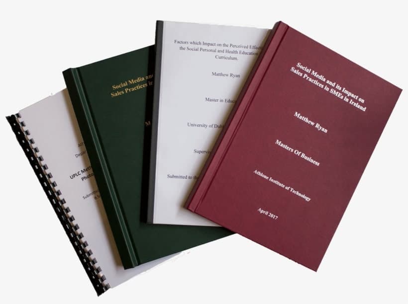 Thesis binding